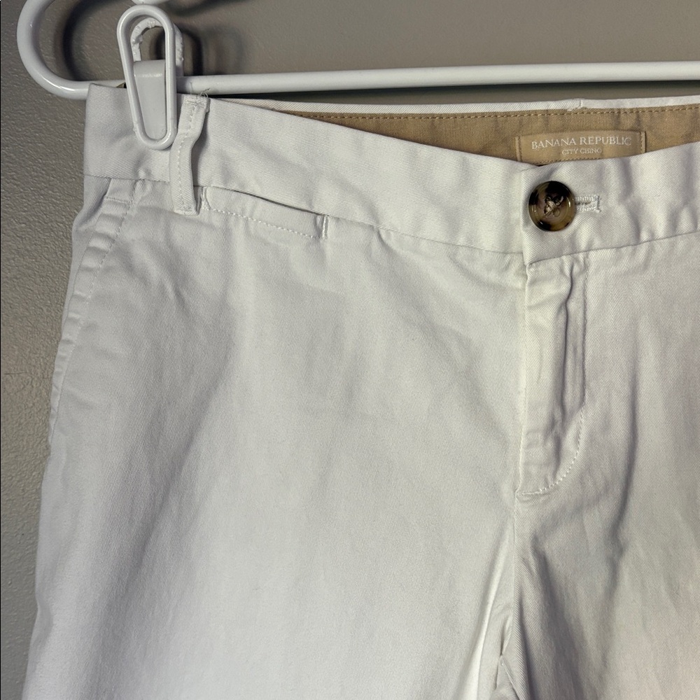 BANANA REPUBLIC Women’s Ankle City Chino Khaki Pants - Picture 2 of 6